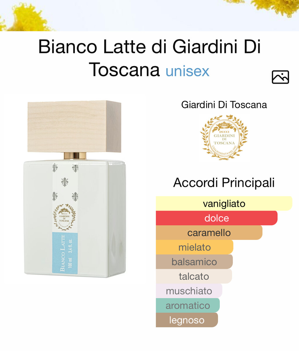 Bianco Latte Unisex Parfum