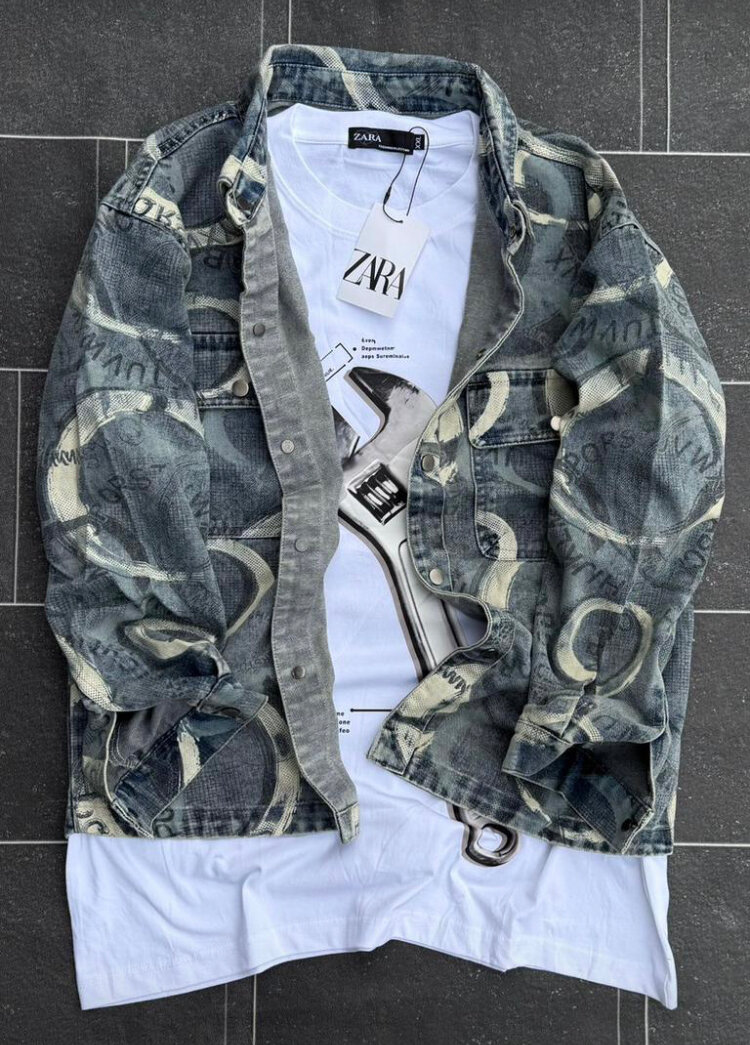 Veste en jean Zara homme