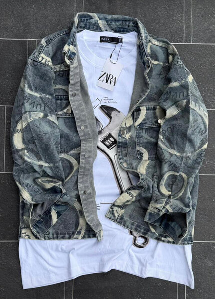 Veste en jean Zara homme