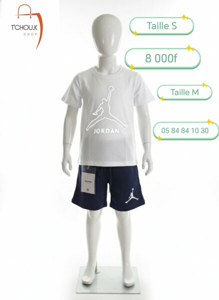 Tenue enfant t-shirt et short