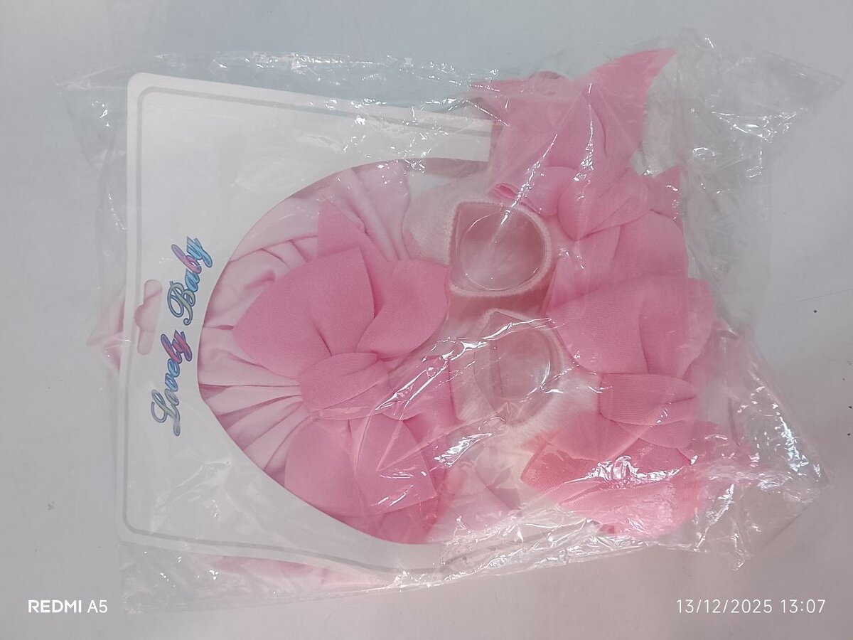 Ensemble Bonnet et Chaussons Bébé