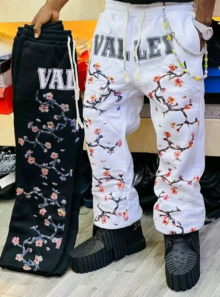 Pantalons fleuris tendance