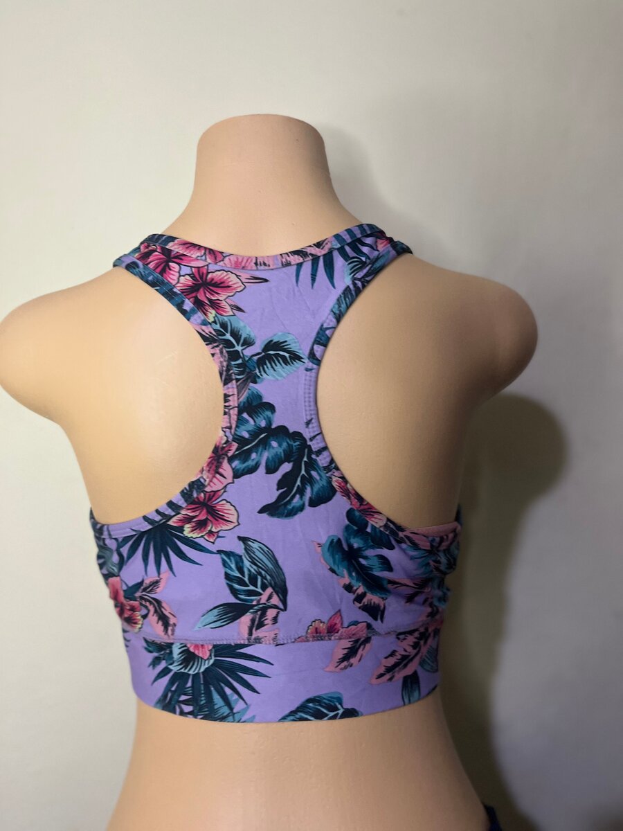 Brassière de sport tropicale
