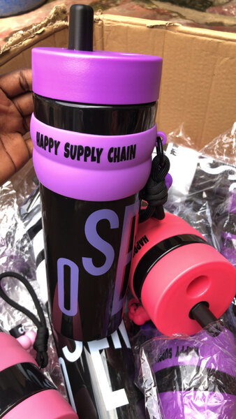 Gourde sport "Happy Supply Chain"