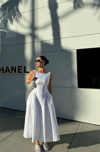 Robe d'été élégante femme