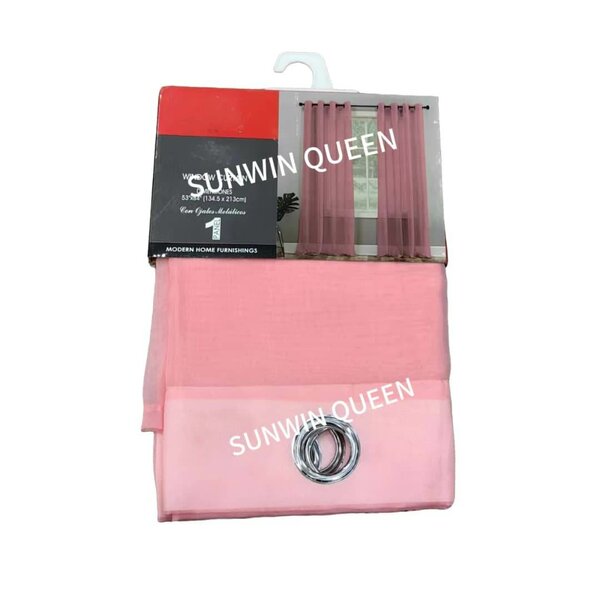 Rideau Oeillets Rose 1 m 40 2m