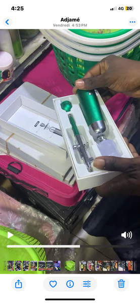 Aérographe sans fil rechargeable