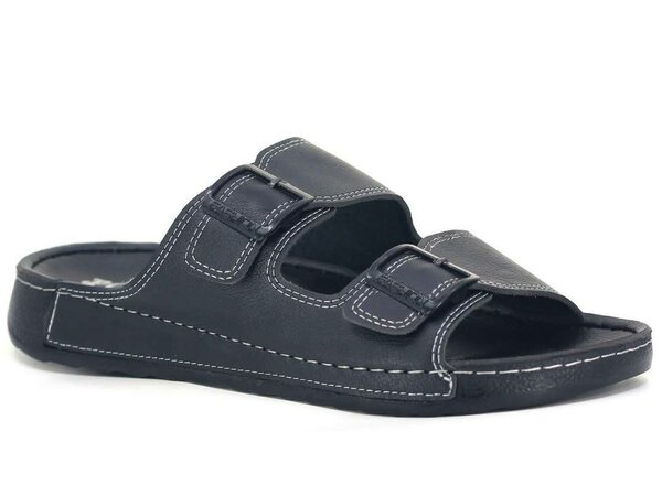 Sandales confort homme noir