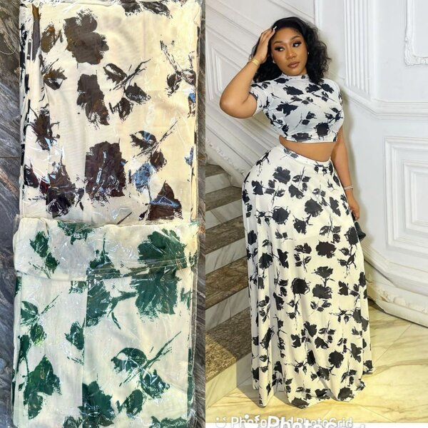 Robe longue fleurie élégante