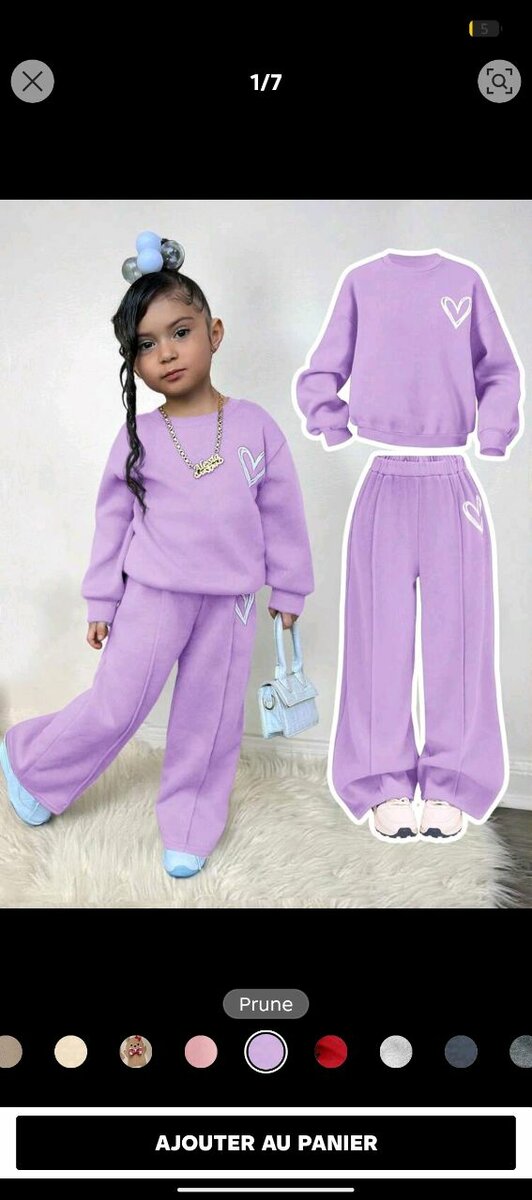 Ensemble Mode Enfant Stylé