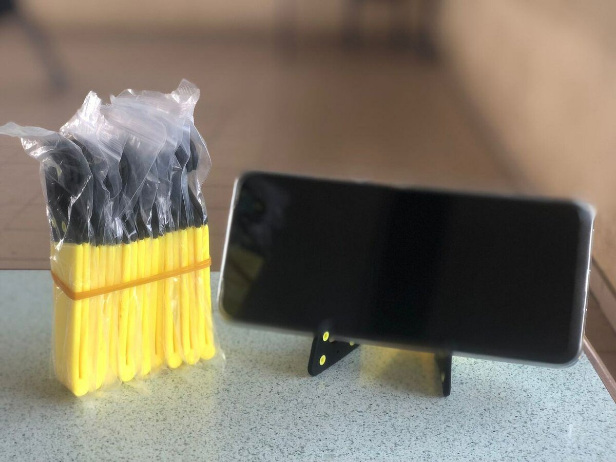 Support téléphone pliable compact