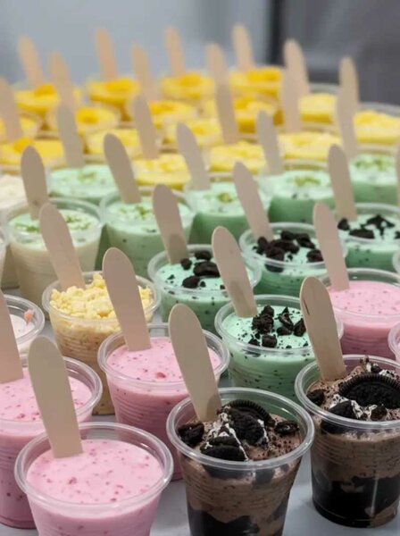 Desserts glacés variés