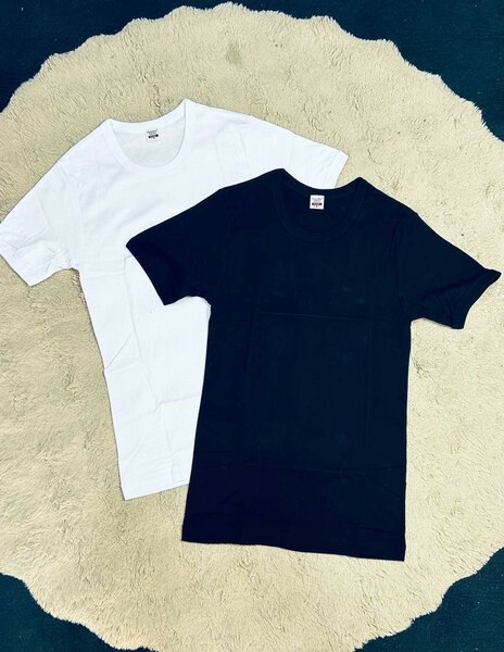 T-shirts slim noir et blanc