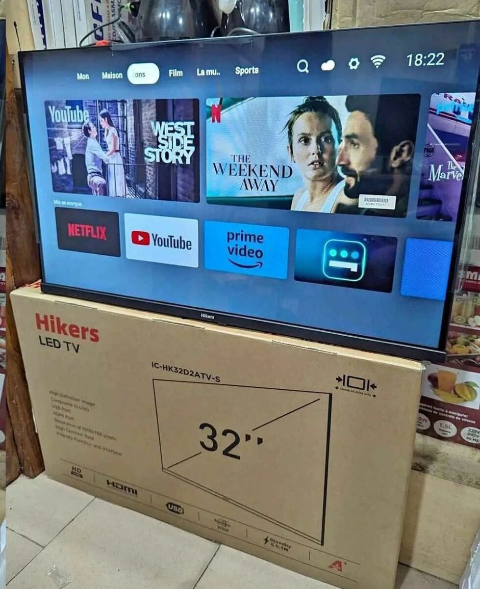 Hikers TV LED 32 pouces