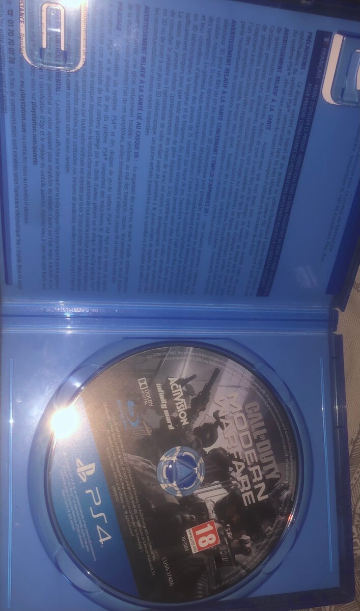 Jeu PS4 Call of Duty: Modern Warfare