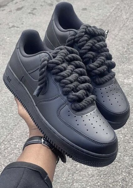 Air force 1 lacets épais