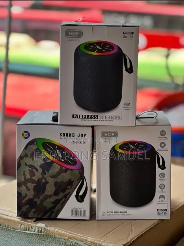 Enceinte Bluetooth LED HF