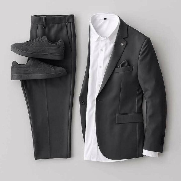 Ensemble Costume Élégant Homme