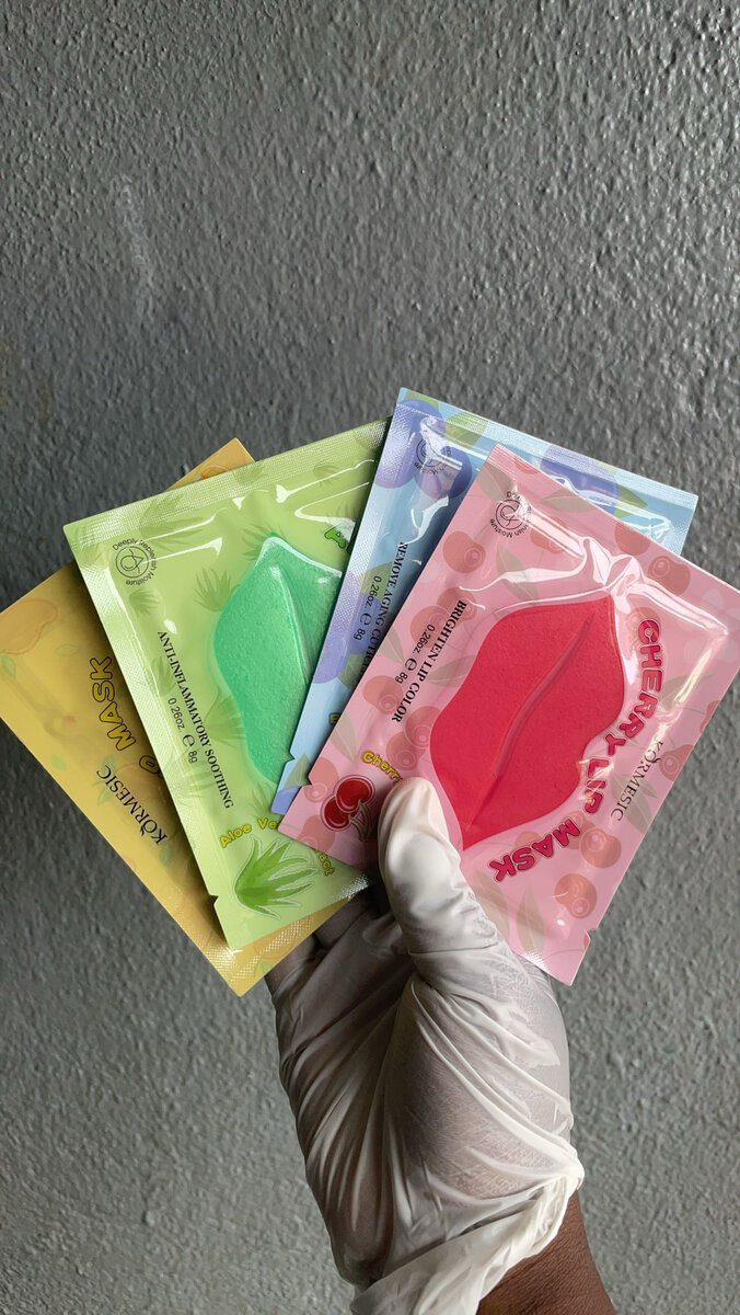 Masques hydratants pour lèvres