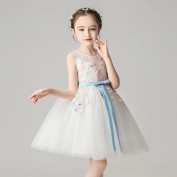 Robe de cérémonie enfant en tulle