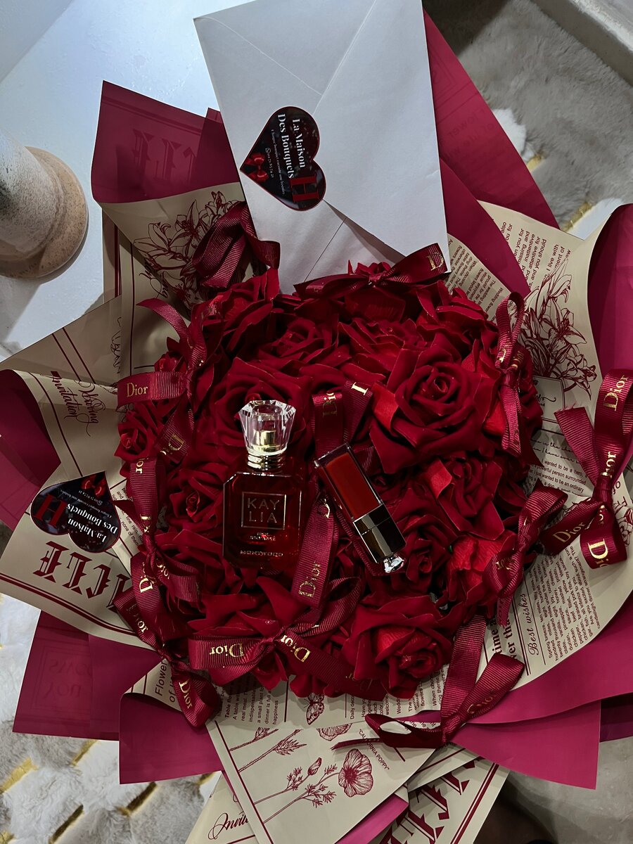 Coffret Cadeau Roses et Parfum