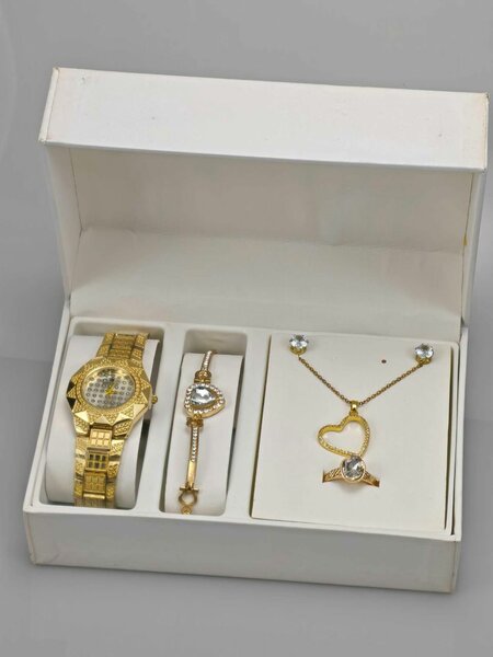 Ensemble Bijoux Doré de Luxe