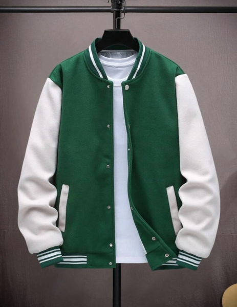 Veste Varsity verte