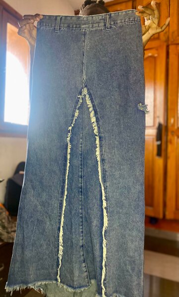 Jupe en jean étoile