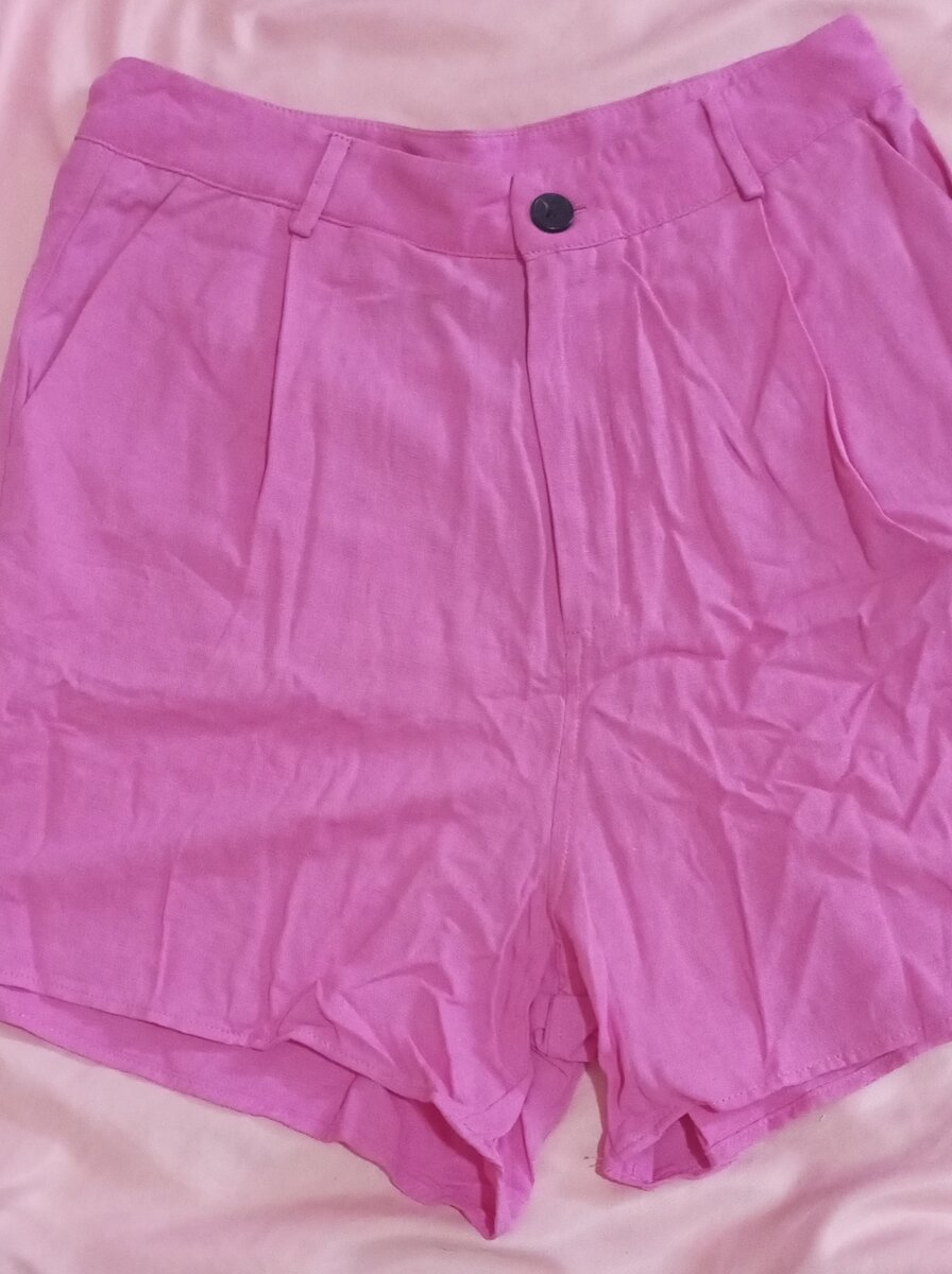 Culotte/Short ample rose