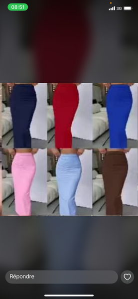 Jupe Crayon Élégante Femme