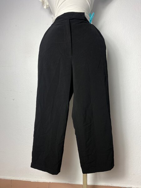 Pantalon noir taille haute