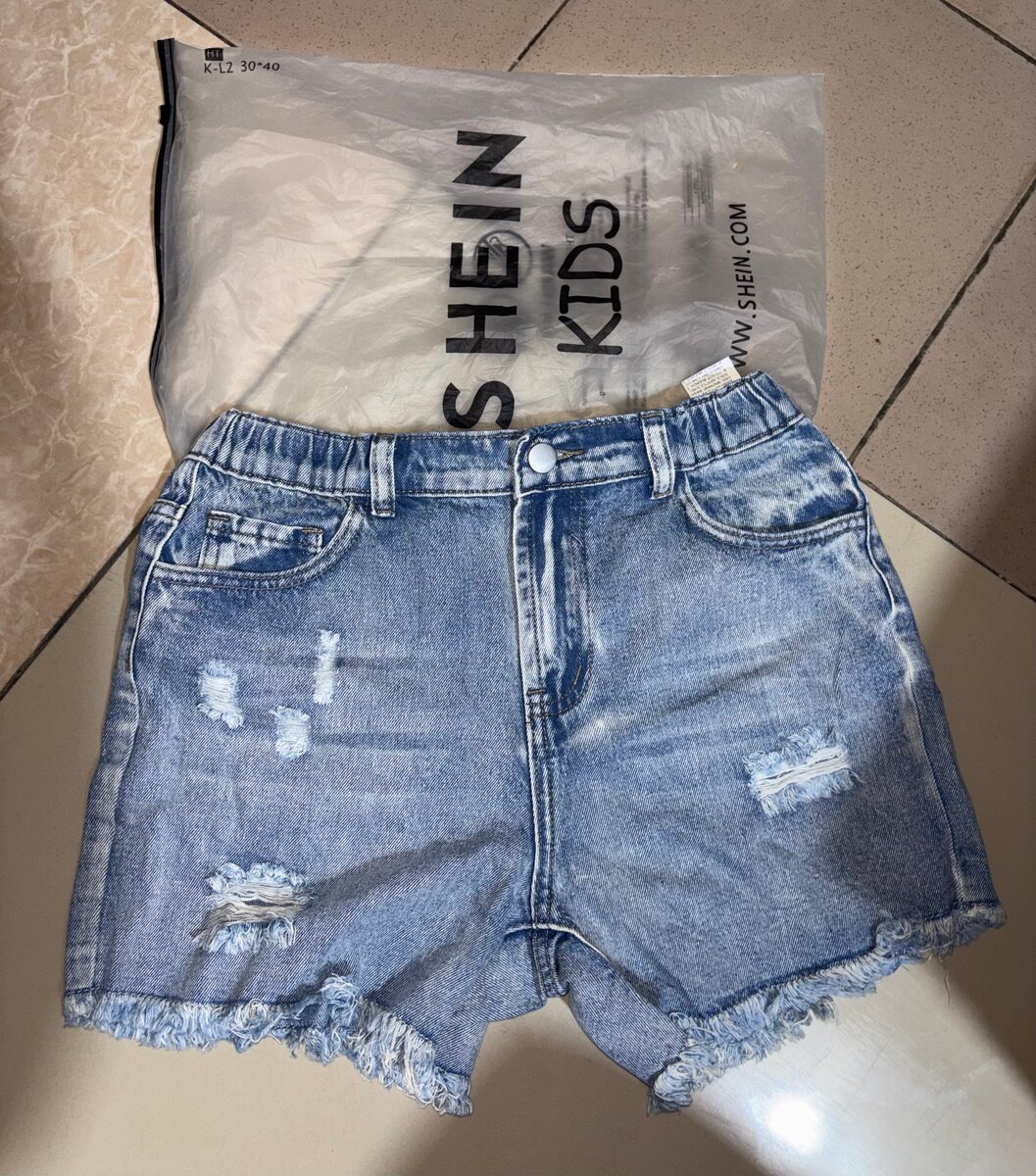 Shorts en jean décontractés