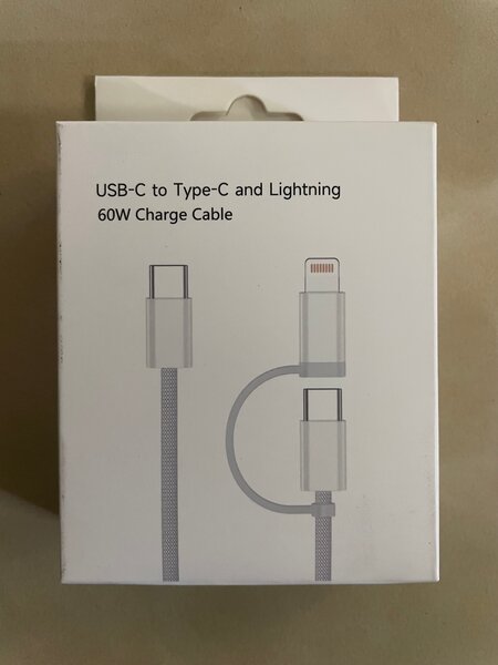 Câble USB-C vers Lightning 60W