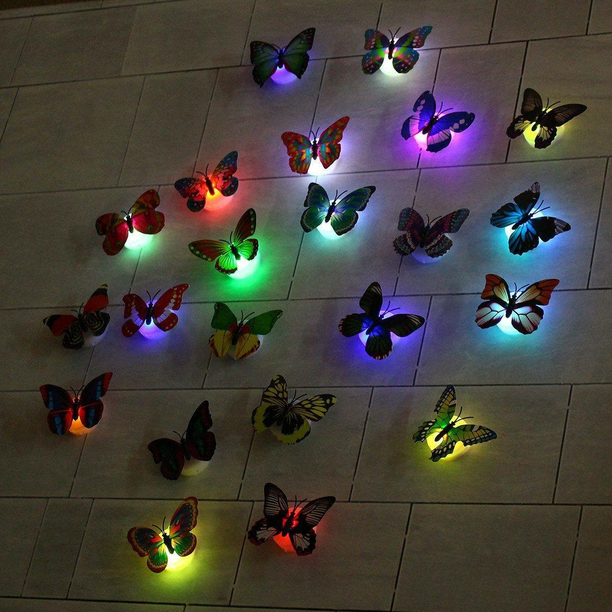 Lumières murales papillon LED