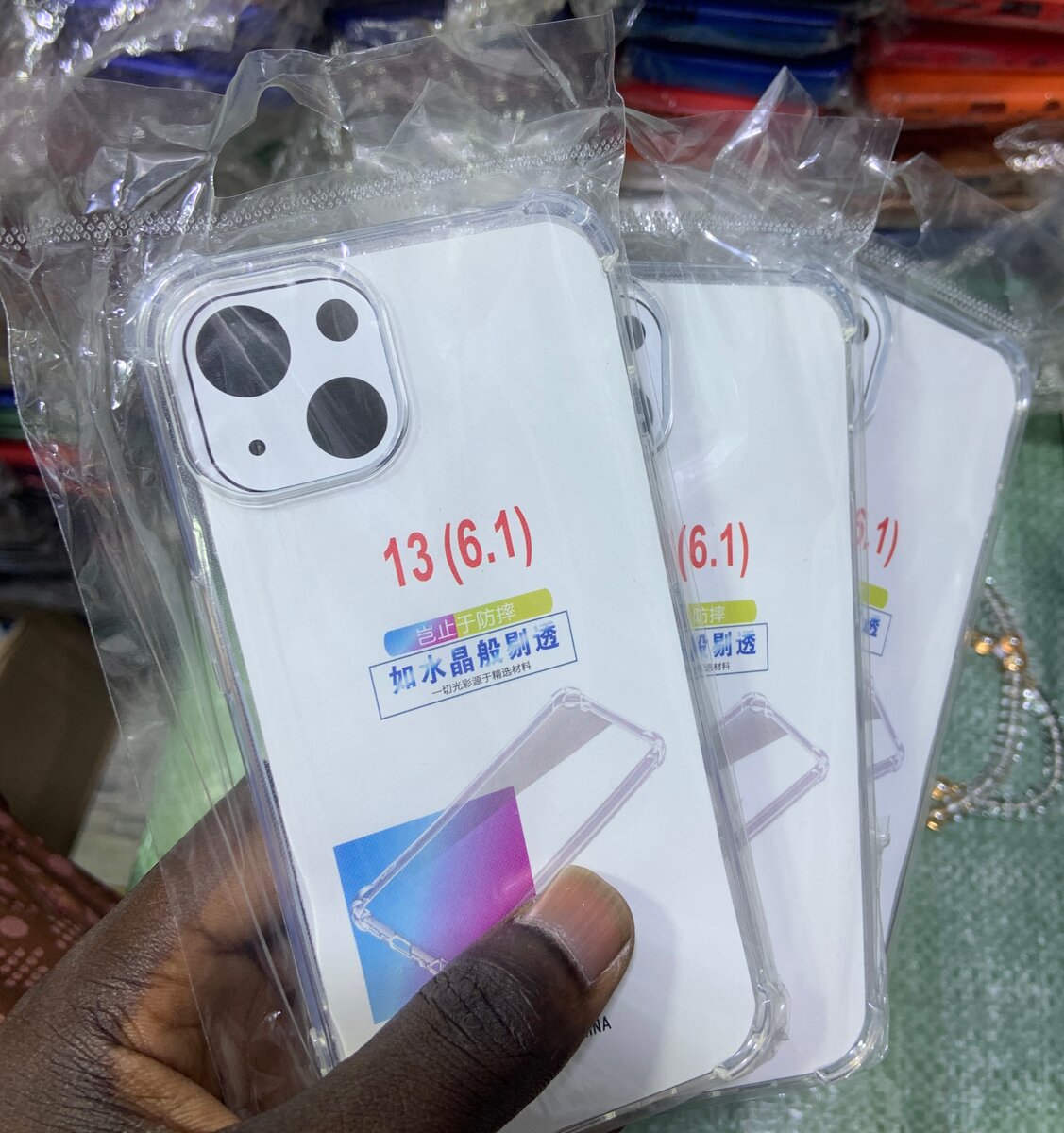 Pochette transparent