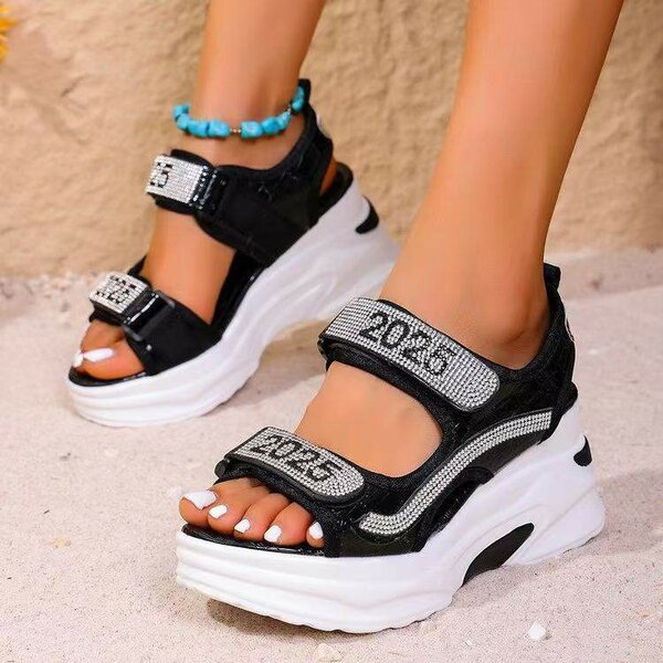 Sandales compensées mode femme