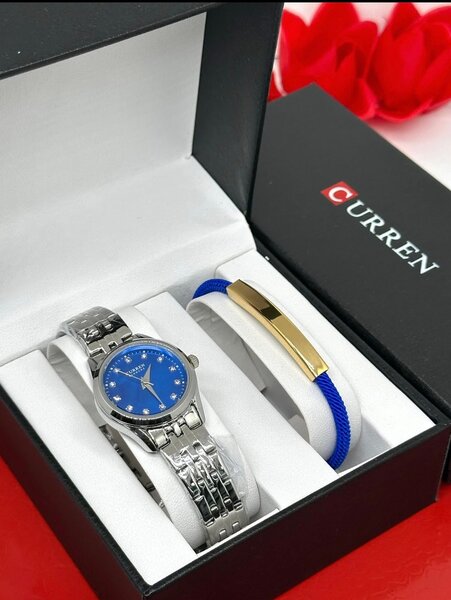 Curren Watch & Bracelet Set