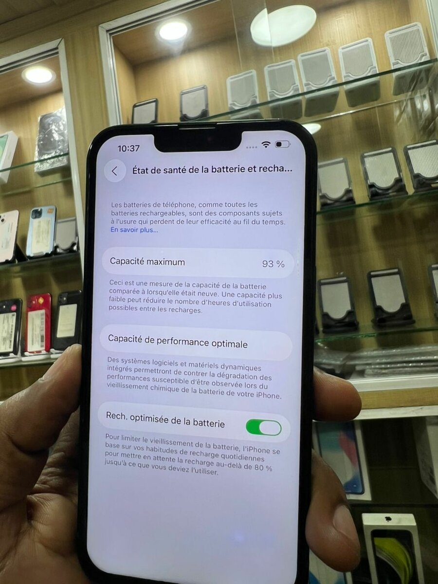 iPhone Vert 93% santé