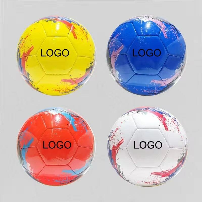 Ballon de football coloré