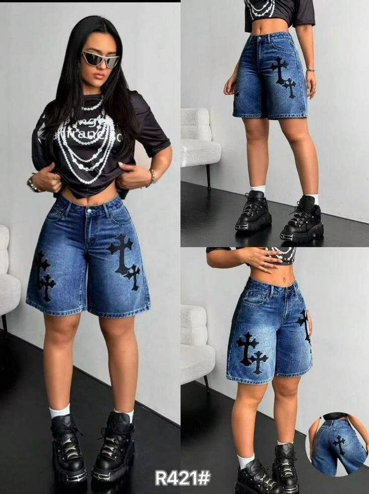 Bermuda en jean stylée femme