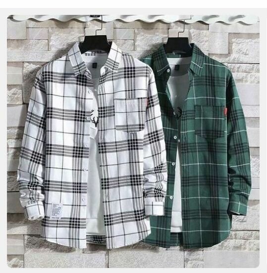 Chemises à carreaux homme