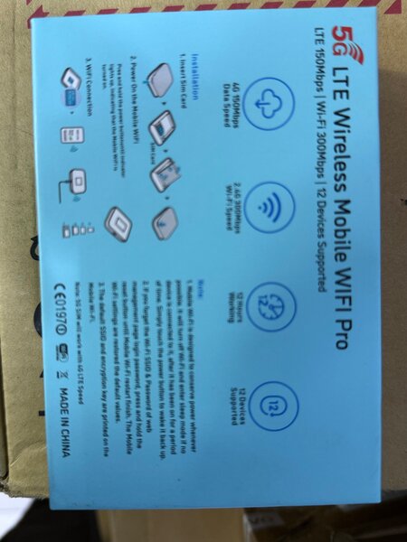 Modem Wi-Fi Mobile 5G LTE