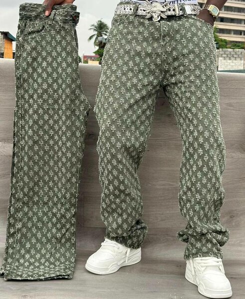 Jeans imprimé style décontracté