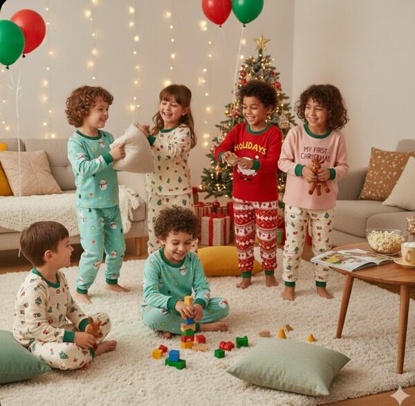 Pyjama Noël Enfant Coton