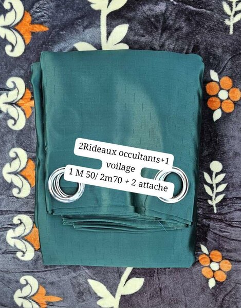 Rideaux Occultants Vert