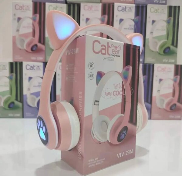 Casque Chat LED Enfant