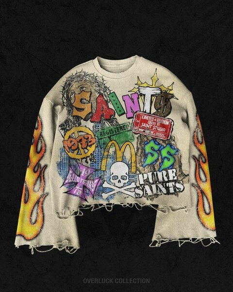 Sweat à Motifs Style Street