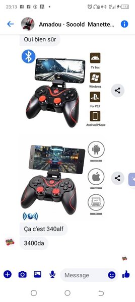 Manette de jeu universelle