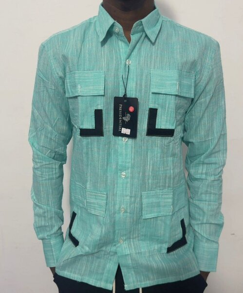 Chemise homme élégante brodée
