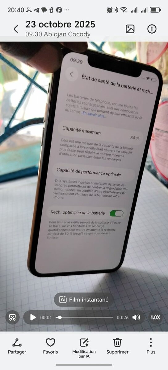 iPhone Blanc Elegant